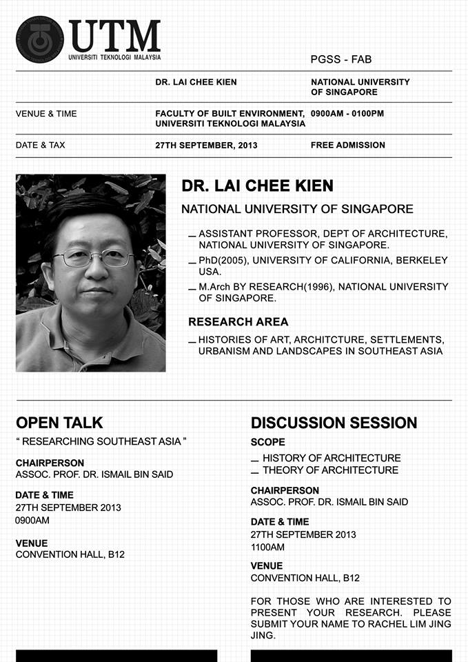 Lai Chee Kien Talks