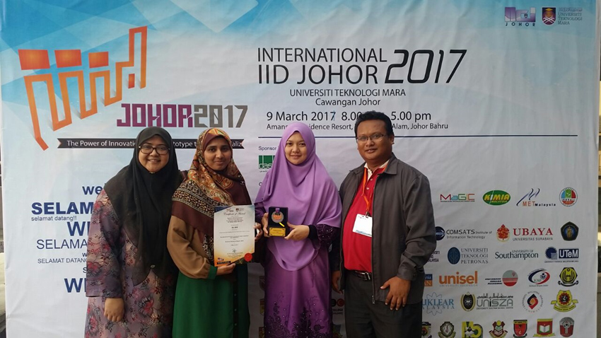 FBE won Silver Medal Award at Invention, Innovation and Design (IID) Competition
