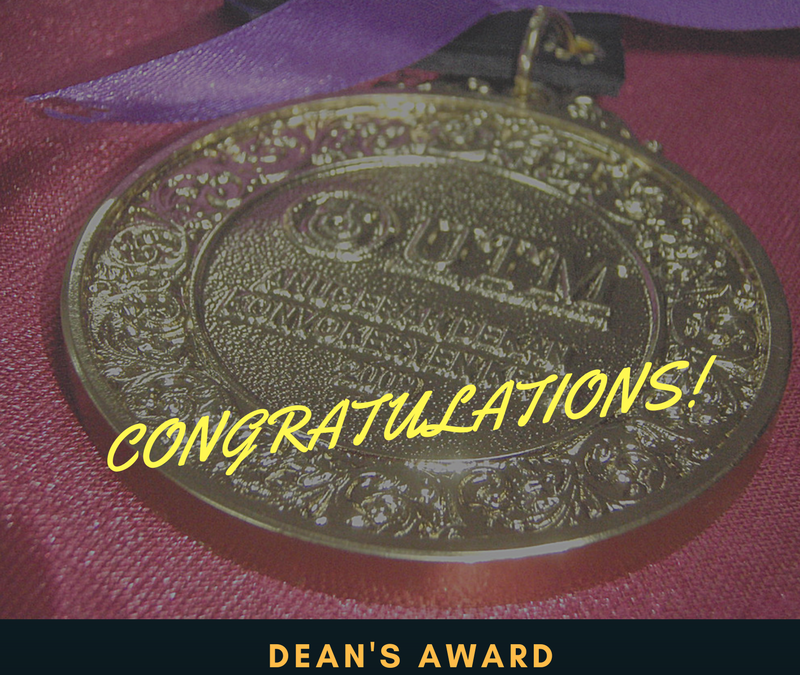 Dean’s Award (59th Convocation)