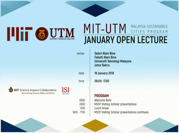 MIT-UTM January Open Lecture