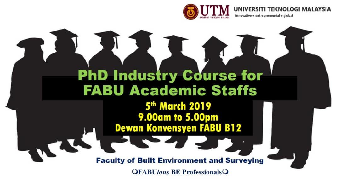 PhD Industry Course for FABU Academic Staffs