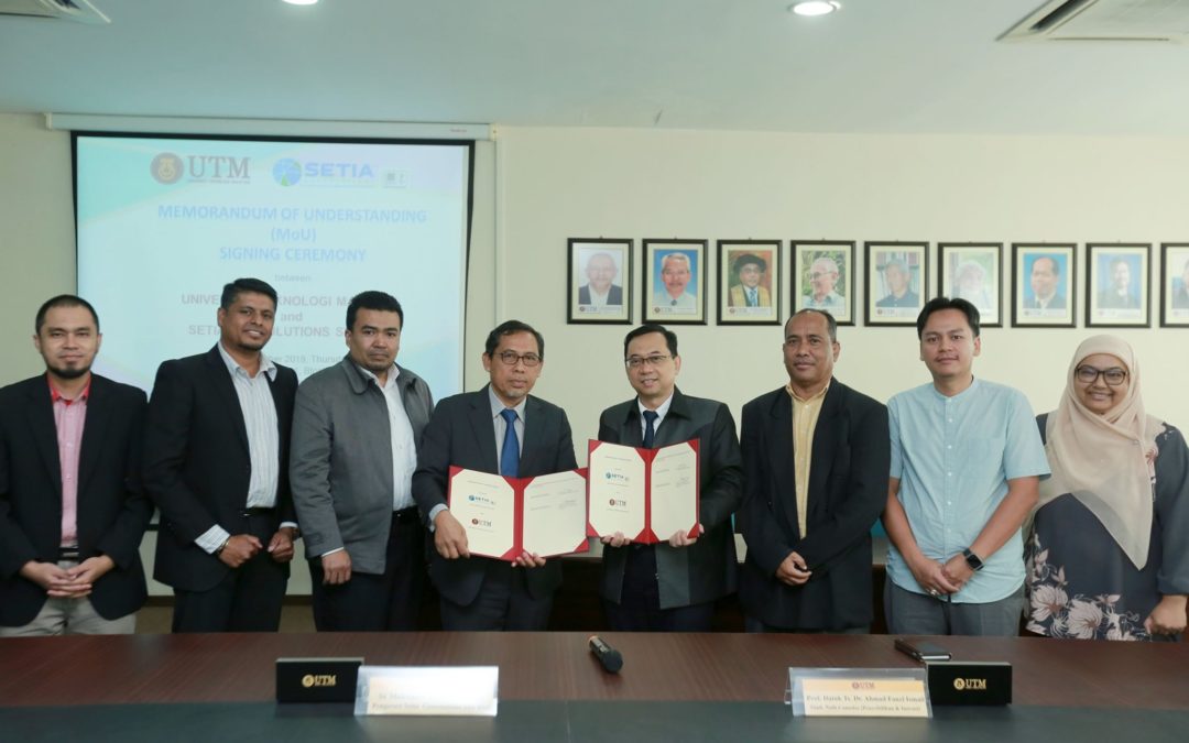 Memorandum Of Understanding (MoU) Signing Ceremony Between Universiti Teknologi Malaysia And Setia Geosolutions Snd. Bhd.