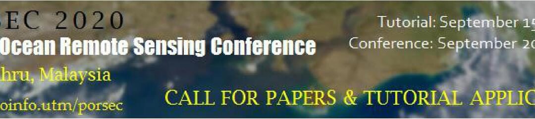 15th Pan Ocean Remote Sensing Conference (PORSEC) 2020