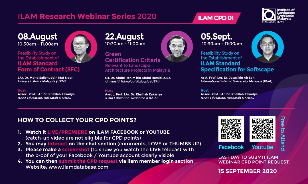 ILAM Research Webinar Series 2020