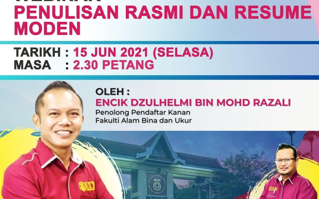 Webinar Penulisan Rasmi dan Resume Moden
