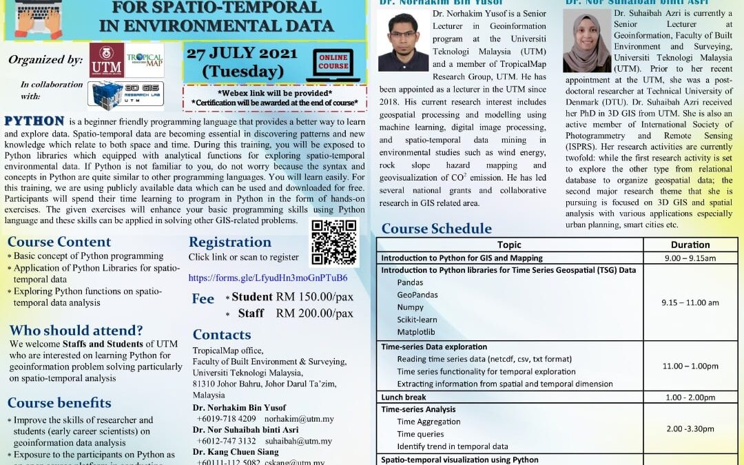 Python Programming for Spatio- Temporal in Environmental Data