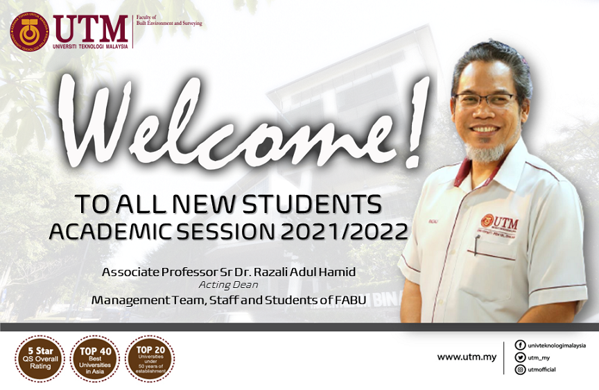 A warm welcome to all our new students