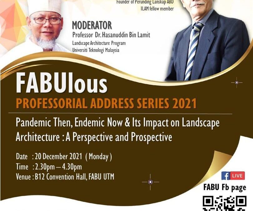 FABUlous Professorial Address Series 2021