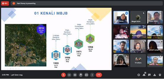 Perkongsian GIS WebTalk Siri 5 bersama Majlis Bandaraya Johor Bahru