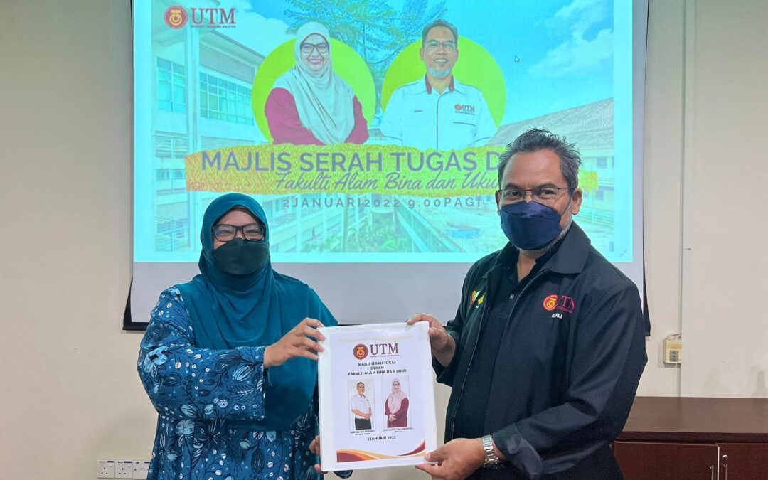 Majlis Serah Tugas Dekan Fakulti Alam Bina dan Ukur