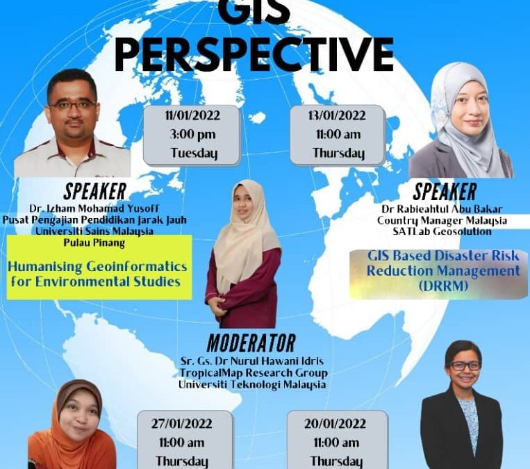 TropicalMap Talk Series 2/2022: APLIKASI SAINS MAKLUMAT GEOGRAFI (GIS)