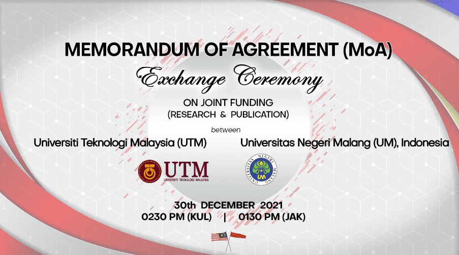 Indonesia – Malaysia Research Consortium (IMRC) Led by UTM – UM to Enhance Research Innovations for Societal Development in Two Nations