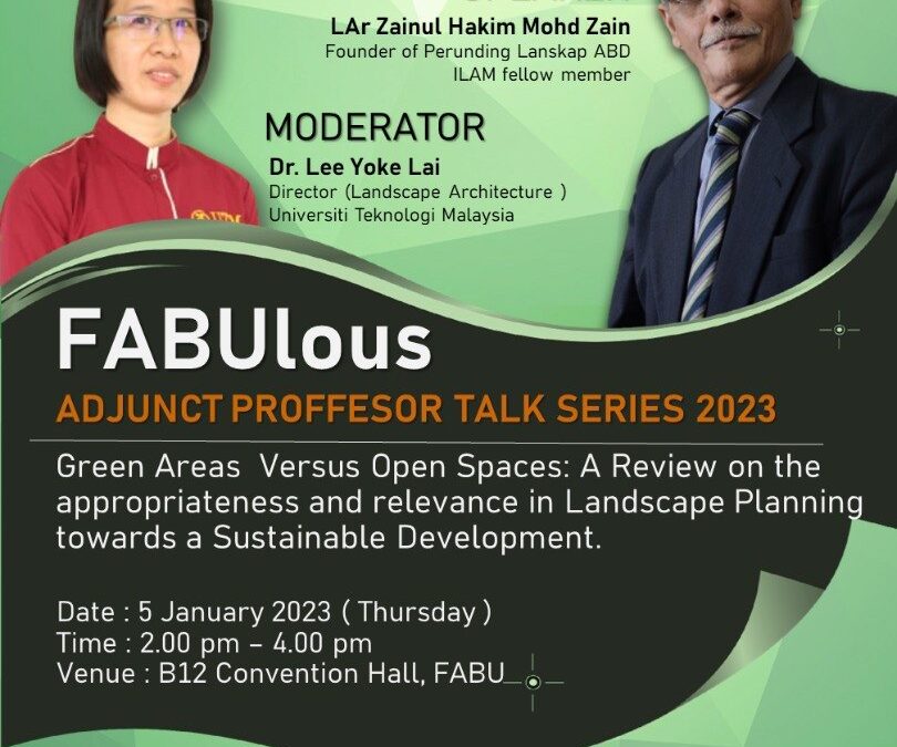 Adjunct Professor Talk Series 2023