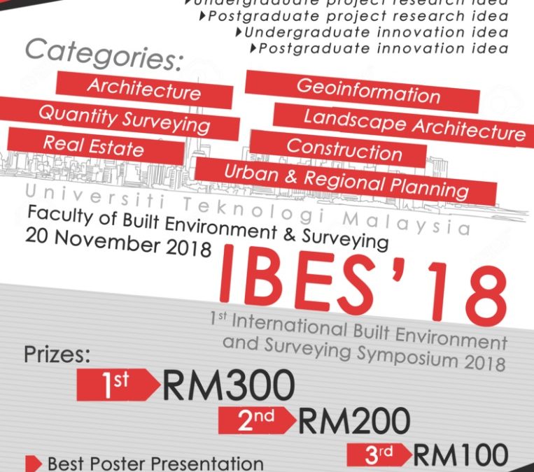 Ist International Built Environment and Surveying Symposium 2018