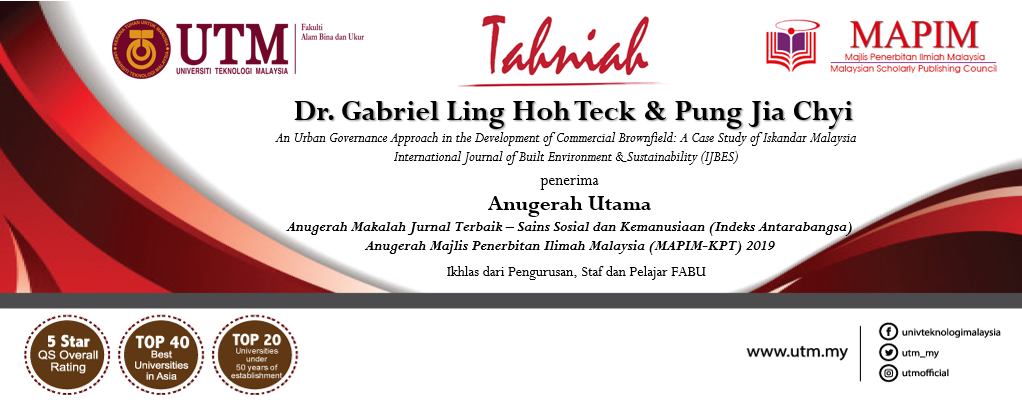 Tahniah kepada Dr. Gabriel Ling Hoh Teck dan Saudari Pung Jia Chyi