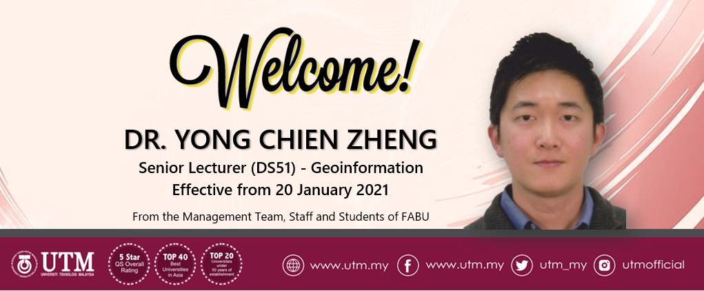 Welcome to FABU Dr. Yong Chien Zheng