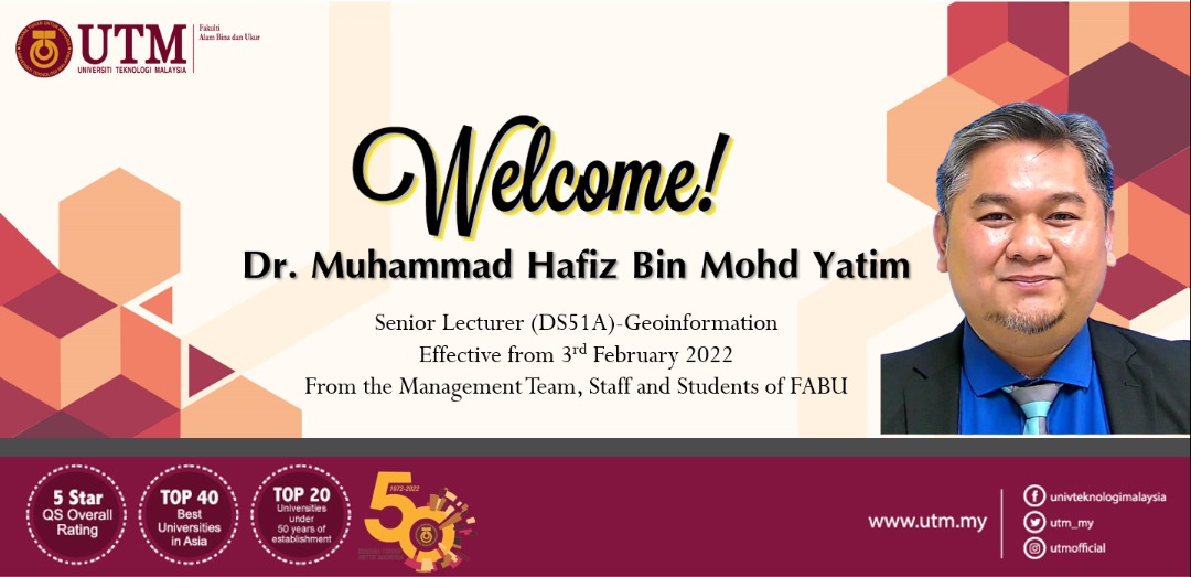 Selamat datang ke FABU Dr Muhammad Hafiz Mohd Yatim