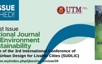 International Journal of Built Environment and Sustainability (IJBES) Vol. 9, No 3, 2022 is now released.