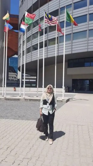 UTM PhD Student from Geomatic Engineering Faculty of Built Environment & Surveying representing Malaysia at United Nations Workshop in Vienna, Austria