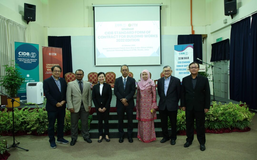 UTM Hosts CIDB Seminar: Exploring Building Contracts in 2022