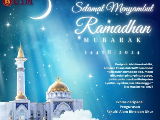 Selamat Menyambut Ramadhan Mubarak kepada seluruh umat Islam FABU & UTM. #FABUlous