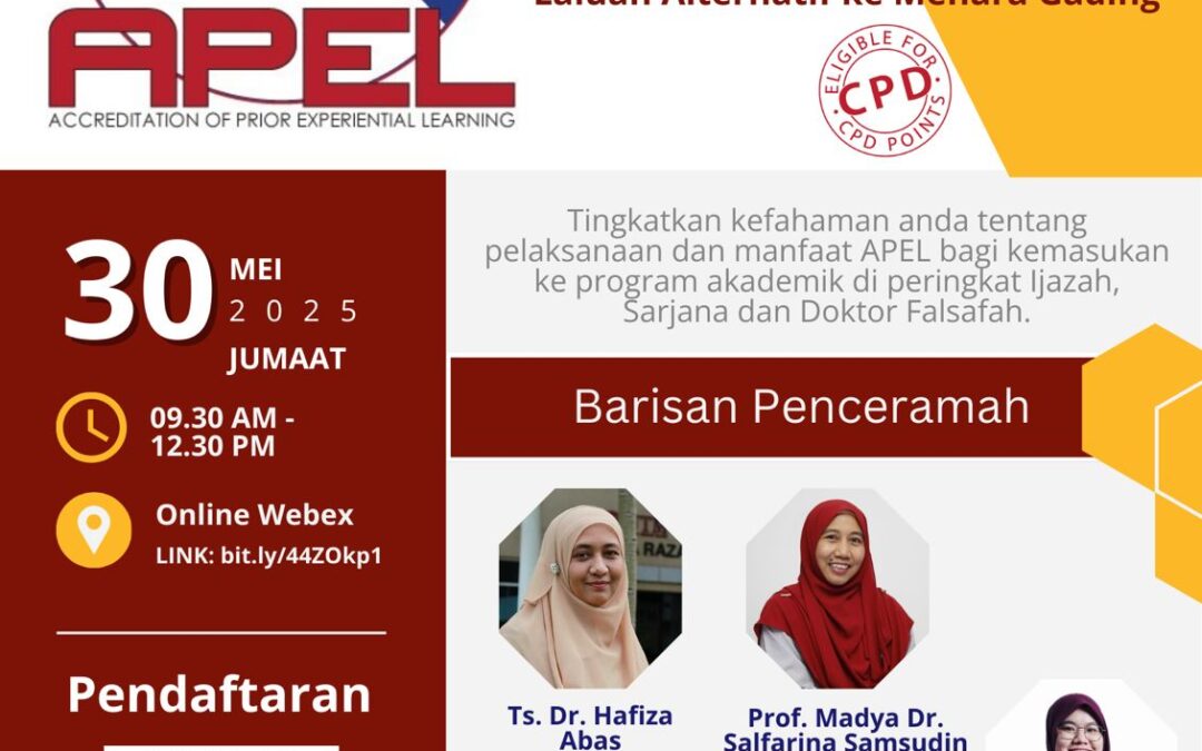 🎓BICARA APEL: Laluan Alternatif ke Menara Gading