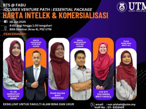 KURSUS HARTA INTELEK DAN KOMERSIALISASI