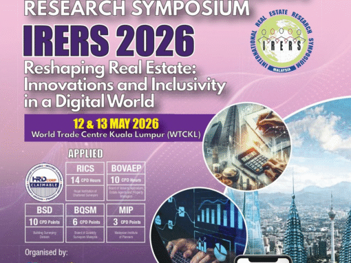 13th International Real Estate Research Symposium (IRERS 2026)