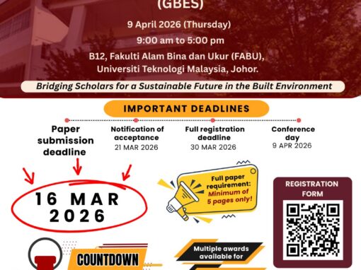 CALL FOR PAPERS & PARTICIPATION | GBES 2026