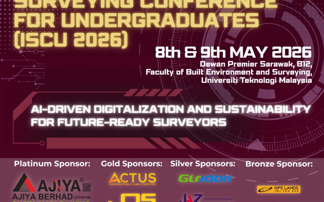 18th International Surveying Conference for Undergraduates (ISCU 2026), happening on 8–9 May 2026!