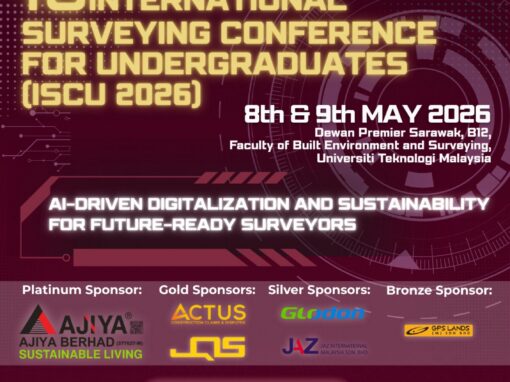 18th International Surveying Conference for Undergraduates (ISCU 2026), happening on 8–9 May 2026!