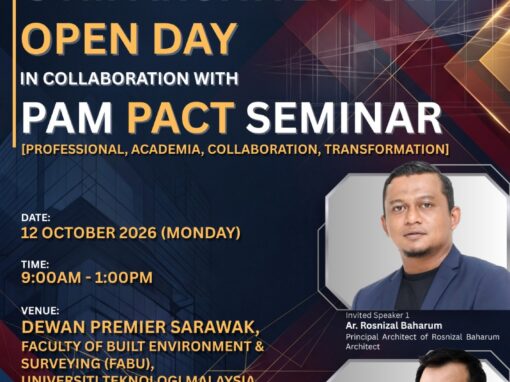 📢 UTM ARCHITECTURE OPEN DAY 2026