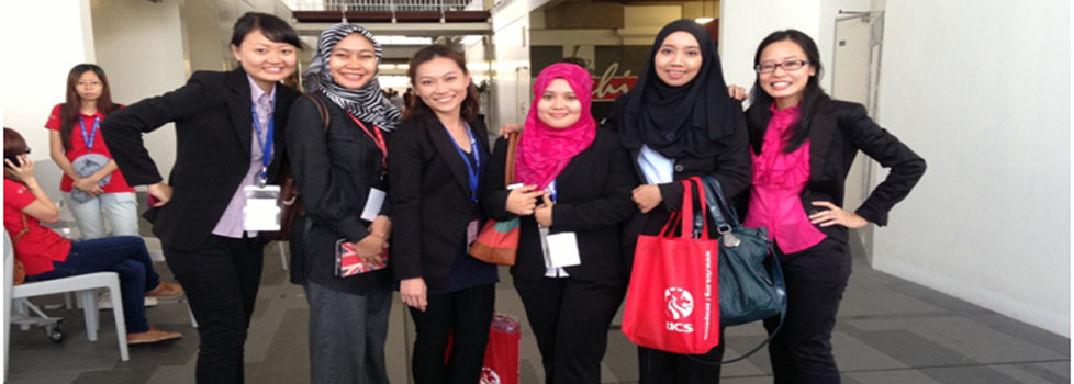 UTM students capturing their moment of victory after the prize giving ceremony held at Taylor’s University, Lake Side Campus, Subang Jaya.